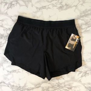 Black Avia running shorts